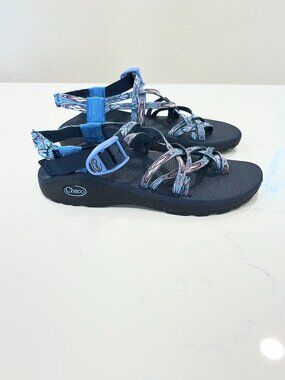 Chaco Sandals Womens Size 7 Blue Strappy ZX Cloud Adjustable Straps Cushioned